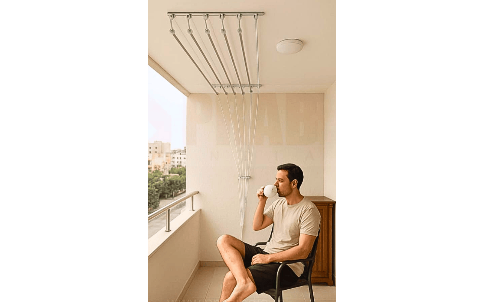 Royal Ceiling Clothes Hanger (Pulley Drying System)